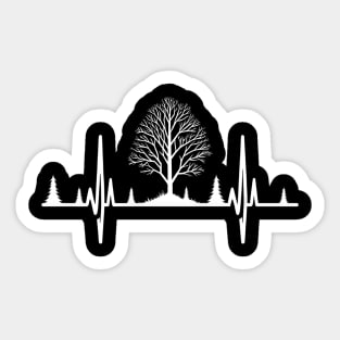 Nature Heartbeat: The Pulse of the Wilderness Sticker